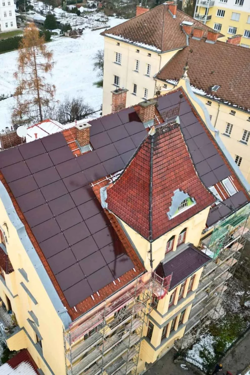 Graz Altstadt Rotes Photovoltaik Projekt Bild 1