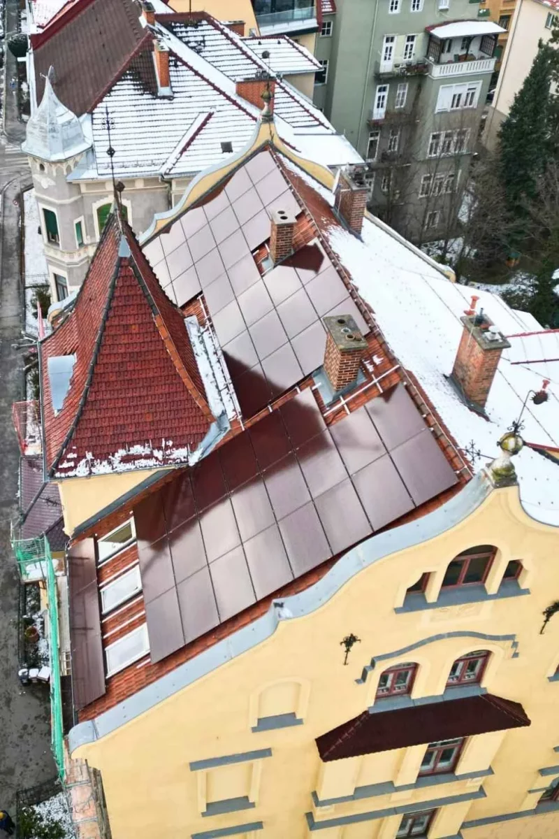 Graz Altstadt Rotes Photovoltaik Projekt Bild 2